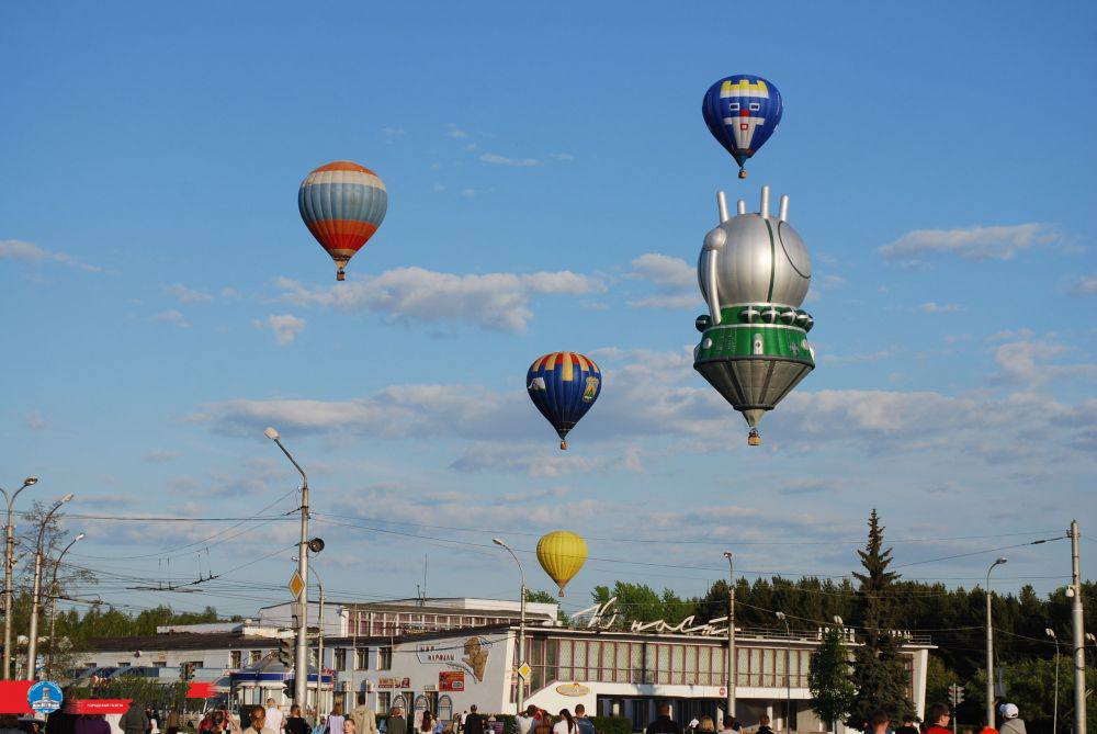 Классический полет на воздушном шаре — общий вид в Екатеринбурге