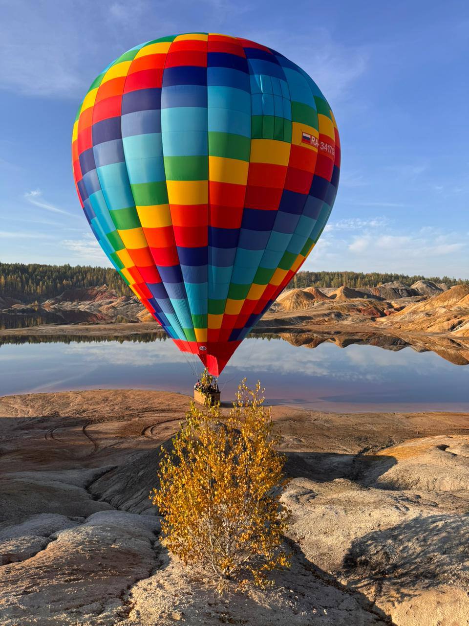 Полет на воздушном шаре над Уральским Марсом — необычные пейзажи